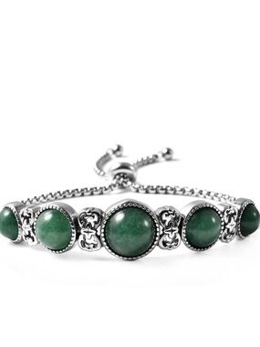Green Aventurine Bolo Bracelet
